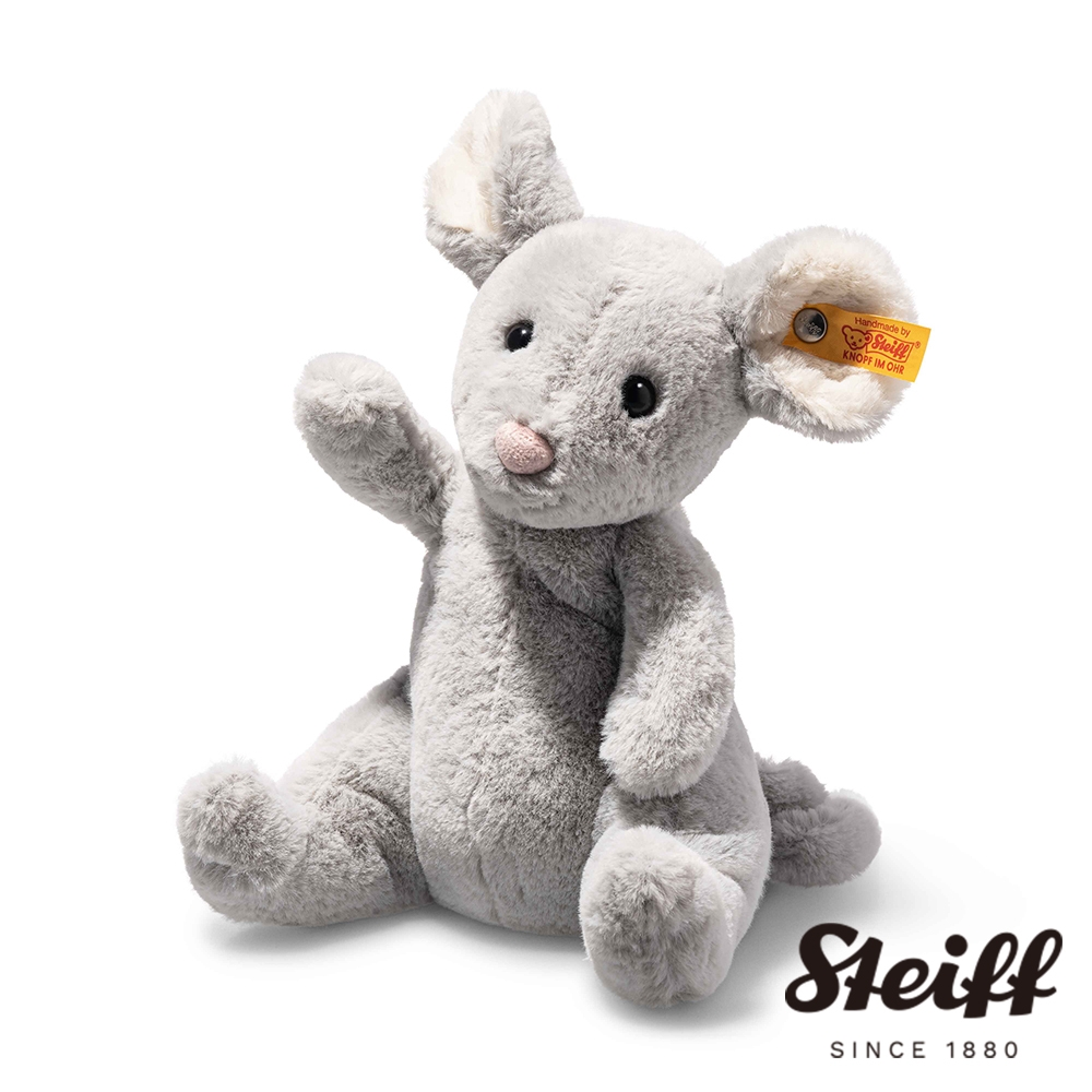 STEIFF德國金耳釦泰迪熊Soft Cuddly Friends Cheesy mouse 動物王國 黃標