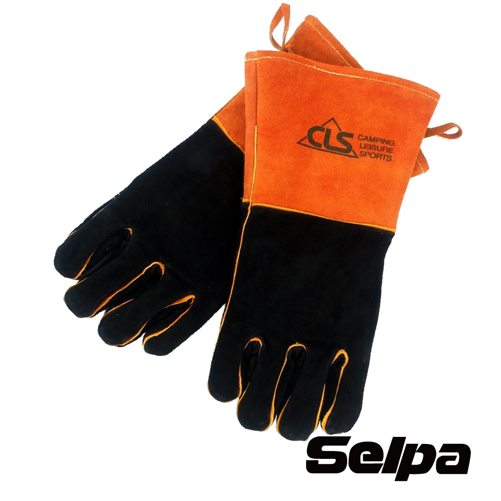 韓國SELPA BBQ GLOVES 安全隔熱皮革手套