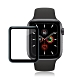 GLA Apple Watch Series 5 44mm全膠曲面滿版疏水玻璃貼 (黑) product thumbnail 1