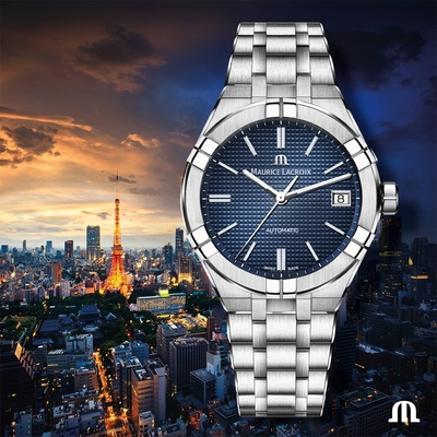 Maurice Lacroix 艾美錶 AIKON 200米潛水機械錶 送禮推薦-39mm AI6007-SS002-430-1