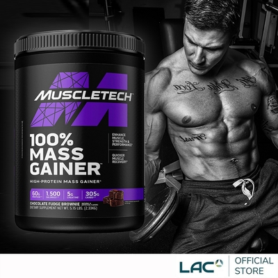 【LAC利維喜】Muscletech 麥斯征重乳清蛋白5.15磅-巧克力布朗尼(高蛋白/運動纖盈)