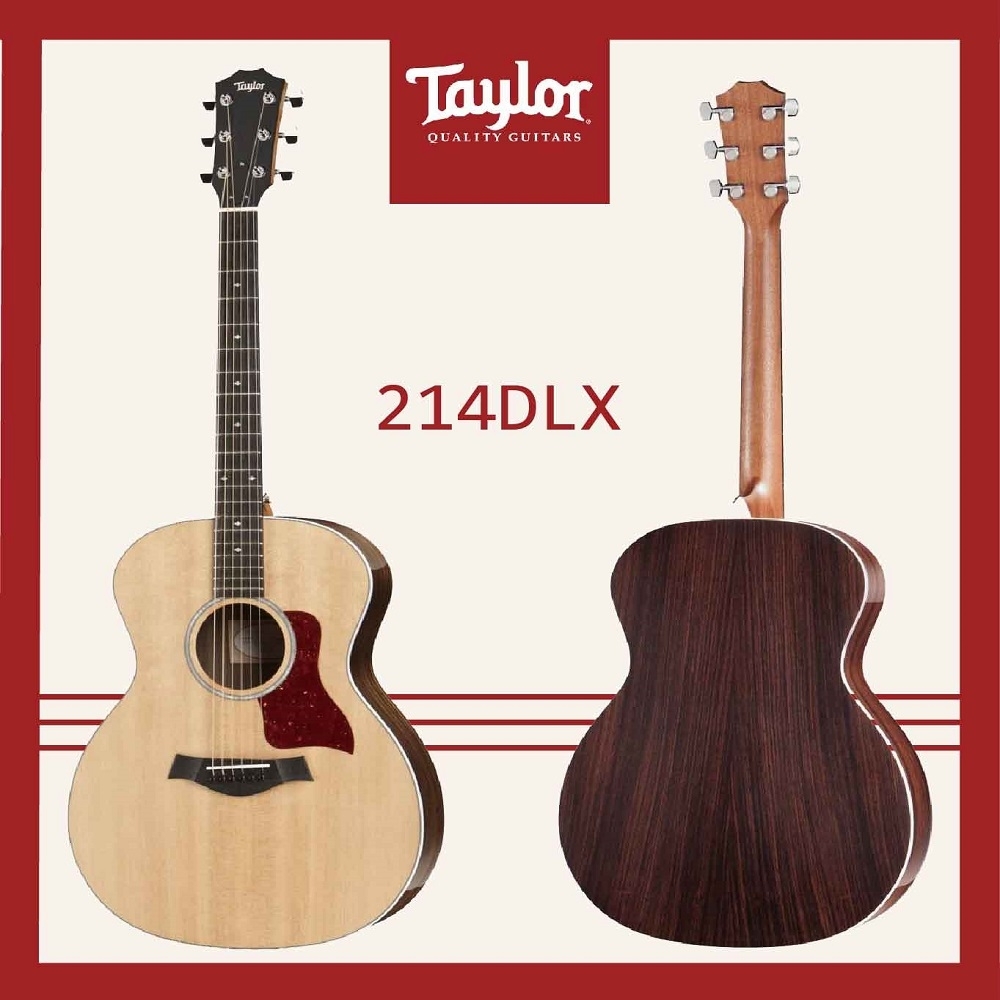 Taylor  214 DLX 木吉他/贈原廠背帶+超值配件包