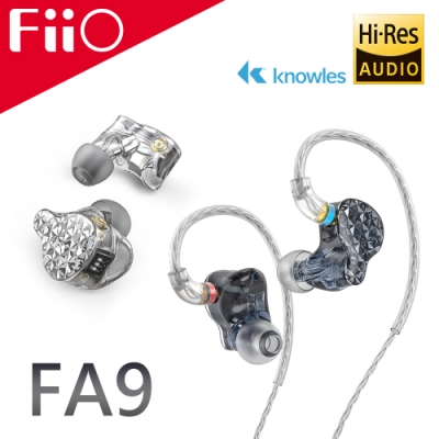 FiiO FA9 樓氏六單元動鐵MMCX單晶銅鍍銀可換線耳機