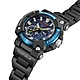 CASIO卡西歐 G-SHOCK 電波 藍牙 太陽能電力 蛙人錶 複合式錶帶 潛水級防水 GWF-A1000C-1A_53.3mm product thumbnail 1