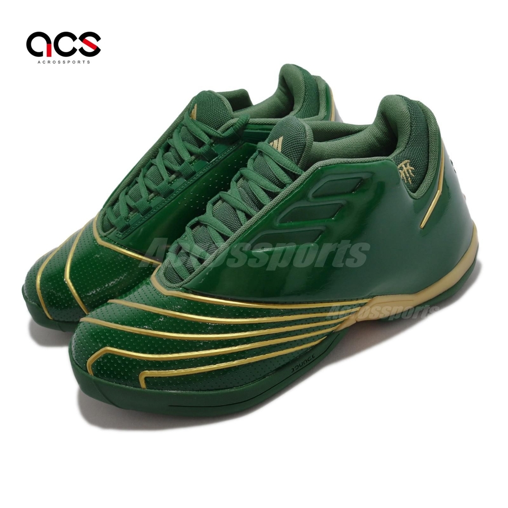 Adidas 籃球鞋T-MAC 2 Restomod 男鞋海外款經典LeBron SVSM 綠金FY9931