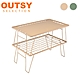 OUTSY戶外鋁合金摺疊燒烤網格桌組(兩桌一桌板附收納袋) product thumbnail 2
