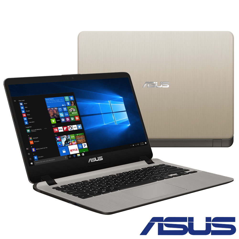 ASUS X407UB 14吋筆電(i5-7200U/MX110/4G/256G效能筆電