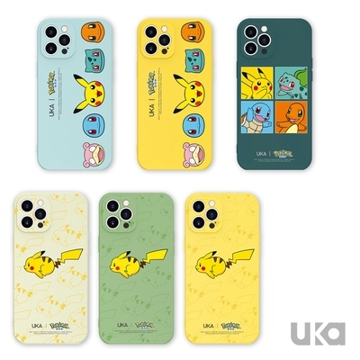 UKA 優加 iPhone 12 Pro Max 6.7吋 Pokemon寶可夢液態矽膠保護殼(6款)
