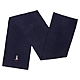 Polo Ralph Lauren RL 熱銷刺繡滑雪熊針織圍巾-深藍色 product thumbnail 1