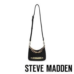 STEVE MADDEN-BKHAI 金鍊斜背小包-黑色