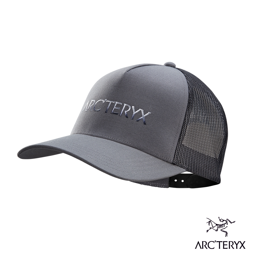 Arcteryx 始祖鳥 Polychrome 網布 混棉 棒球帽 機長灰/黑