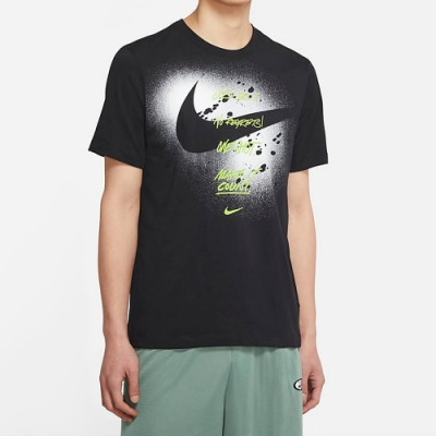 NIKE 上衣 短袖上衣 運動 慢跑 健身 男款 黑 DJ5218-010 AS M NK GRAPHIC SS TEE