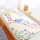 享夢城堡 法蘭絨毯90x120cm-迪士尼小熊維尼Pooh 花之遊行-米黃 product thumbnail 1