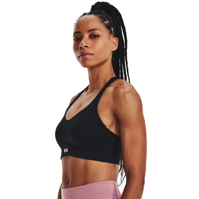 NIKE 耐吉 運動內衣 1-Piece Pad Bra 女款 中度支撐 健身 重訓 瑜珈 鄧紫棋 黑 白(BV3637-010)