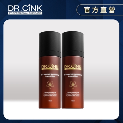 Dr. CINK花蜜醒膚賦活持妝噴霧100ml (二入組) 微米級細緻噴霧,持妝保濕,超持妝,定妝,零暗沉,控油,全日長效持妝