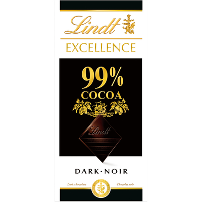 Lindt 瑞士蓮 極醇系列99%巧克力片(50g)