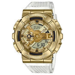 CASIO卡西歐 G-SHOCK奢華金色雙顯錶(GM-110SG-9A)