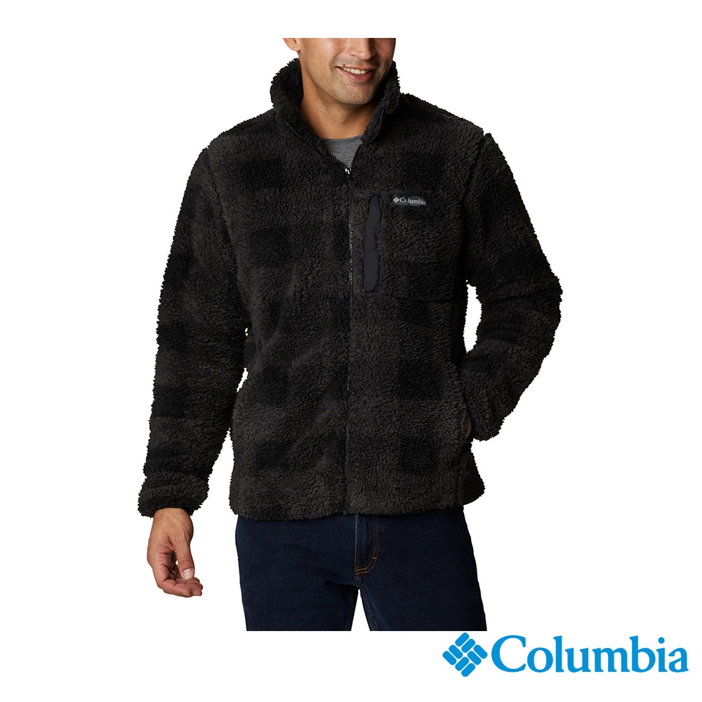 Columbia 哥倫比亞 男款 - 刷毛外套-灰格紋 UAE02590GH