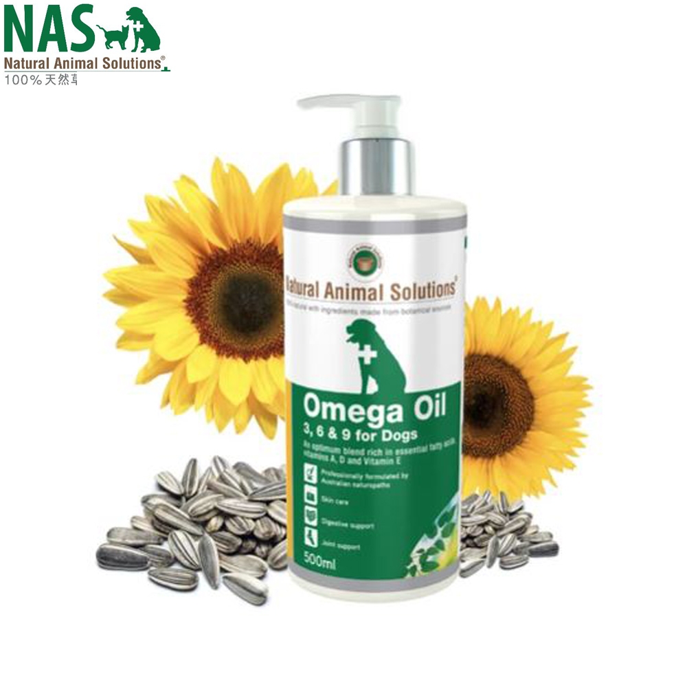 NAS 天然草本系列保健品 Omega3, 6 & 9(犬)500ml X 1罐