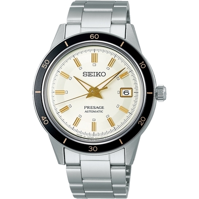 SEIKO 精工錶 Presage 箱型鏡面 機械錶 4R35-05A0S(SRPG03J1)40.8mm