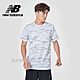 【New Balance】DRY運動短袖上衣_男性_白迷彩_AMT03204LCL product thumbnail 1