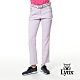 【Lynx Golf】女款日本進口布料造型拉頭設計靴型褲窄管休閒九分褲-粉紫色 product thumbnail 2