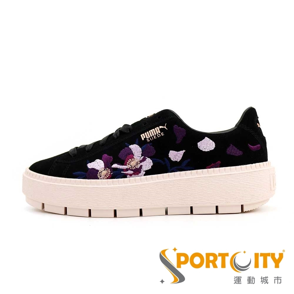 puma select suede platform trace flowery