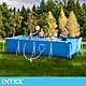 【INTEX】簡易裝長方型框架游泳池-附濾水泵450x220x84cm(7127L) 適用6歲+ (28279) product thumbnail 1