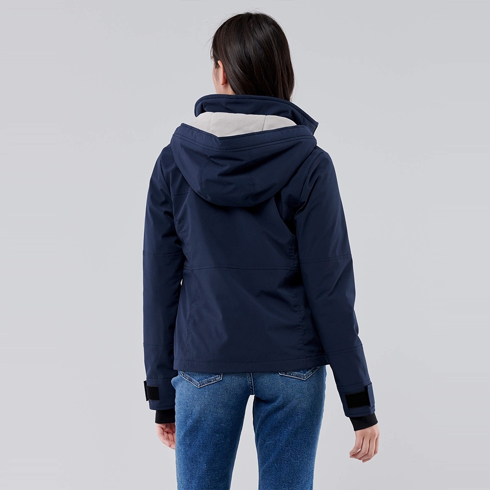 Hollister hooded all weather jacket in navy