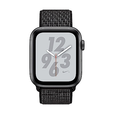 Apple Watch Nike  S4(GPS 網路)44mm太空灰鋁金屬錶殼 黑色錶環