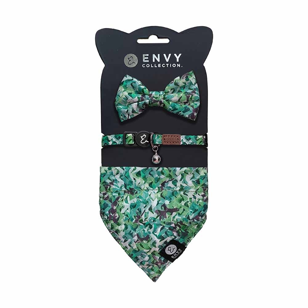 ENVY COLLECTION 貓頸圈 馬賽克風暴三件組