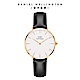 Daniel Wellington DW 手錶 Petite Sheffield 32mm爵士黑真皮皮革錶 DW00100174 product thumbnail 1