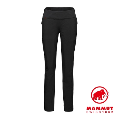 【Mammut 長毛象】Runbold Light Pants W 輕量彈性健行長褲 黑色 女款 #1022-01321