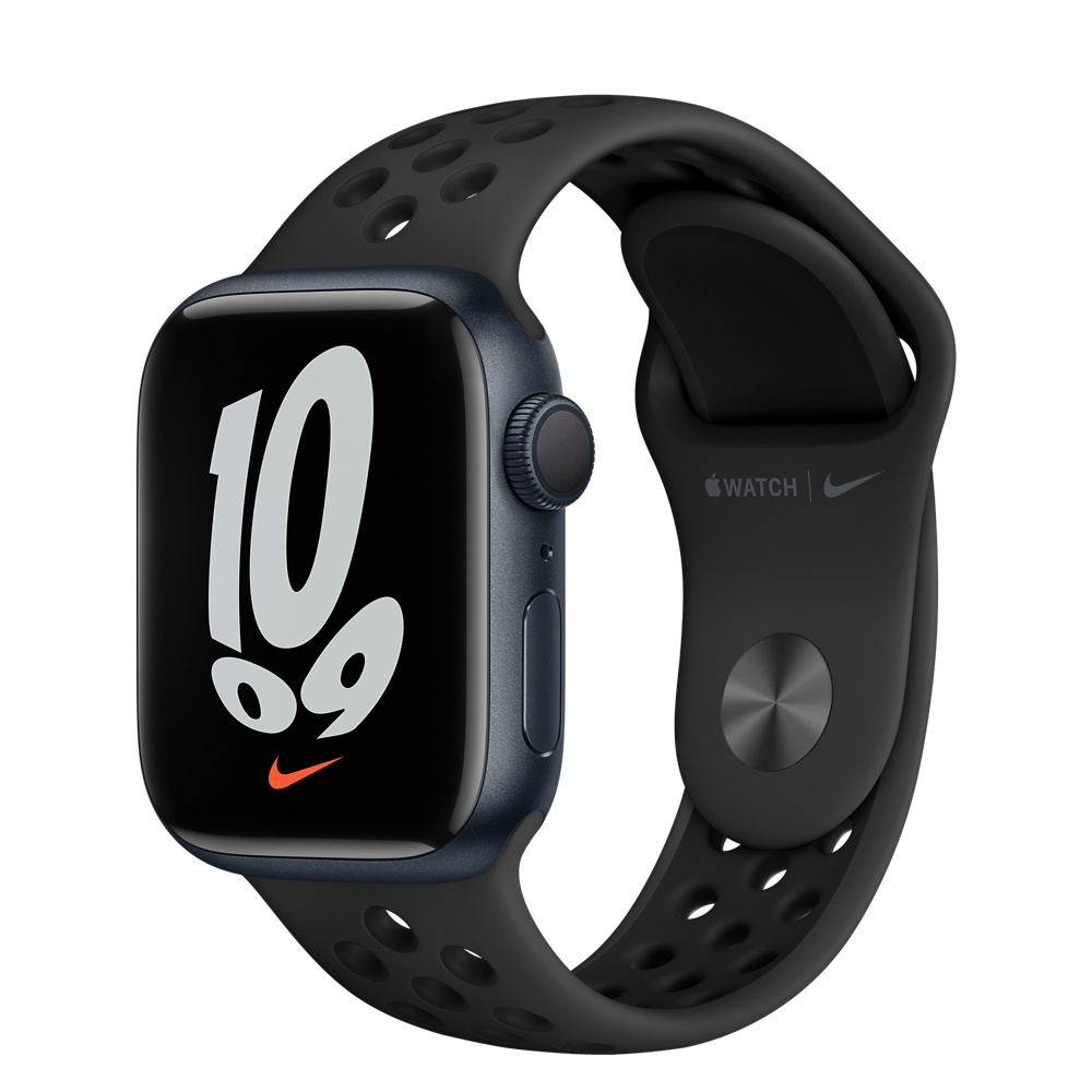 Apple Watch Nike Series 7 (GPS) 41mm 蘋果手錶午夜色鋁金屬錶殼+