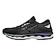 Mizuno Wave Sky 6 [J1GD220275] 女 慢跑鞋 運動 路跑 頂級回彈 穩定 包覆 舒適 黑綠紫 product thumbnail 1