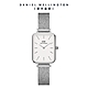 Daniel Wellington DW 手錶 Quadro Sterling 20X26麥穗式金屬編織小方錶 極光銀 DW00100438 product thumbnail 1