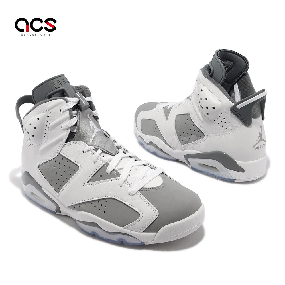 Nike Air Jordan 6 Retro 男鞋灰Cool Grey 6代氣墊喬丹休閒鞋CT8529