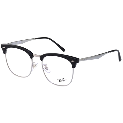 RAY BAN 光學眼鏡(黑配銀色)RB7318D