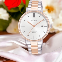 ALBA 雅柏 Fashion系列 簡約時尚腕錶-36mm 雙色 VJ32-X342KS/AG8N96X1 女錶 過年禮物