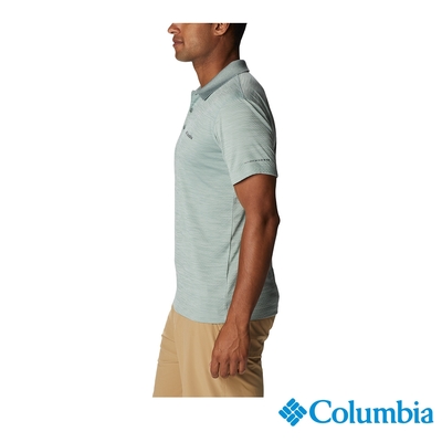 Columbia 哥倫比亞 男款- UPF30涼感快排Polo衫-藍色 UAE60820BL / S23