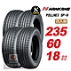 【NANKANG 南港輪胎】ROLLNEX SP-9 235/60R18 操控舒適輪胎汽車輪胎4入組-(送免費安裝) product thumbnail 1