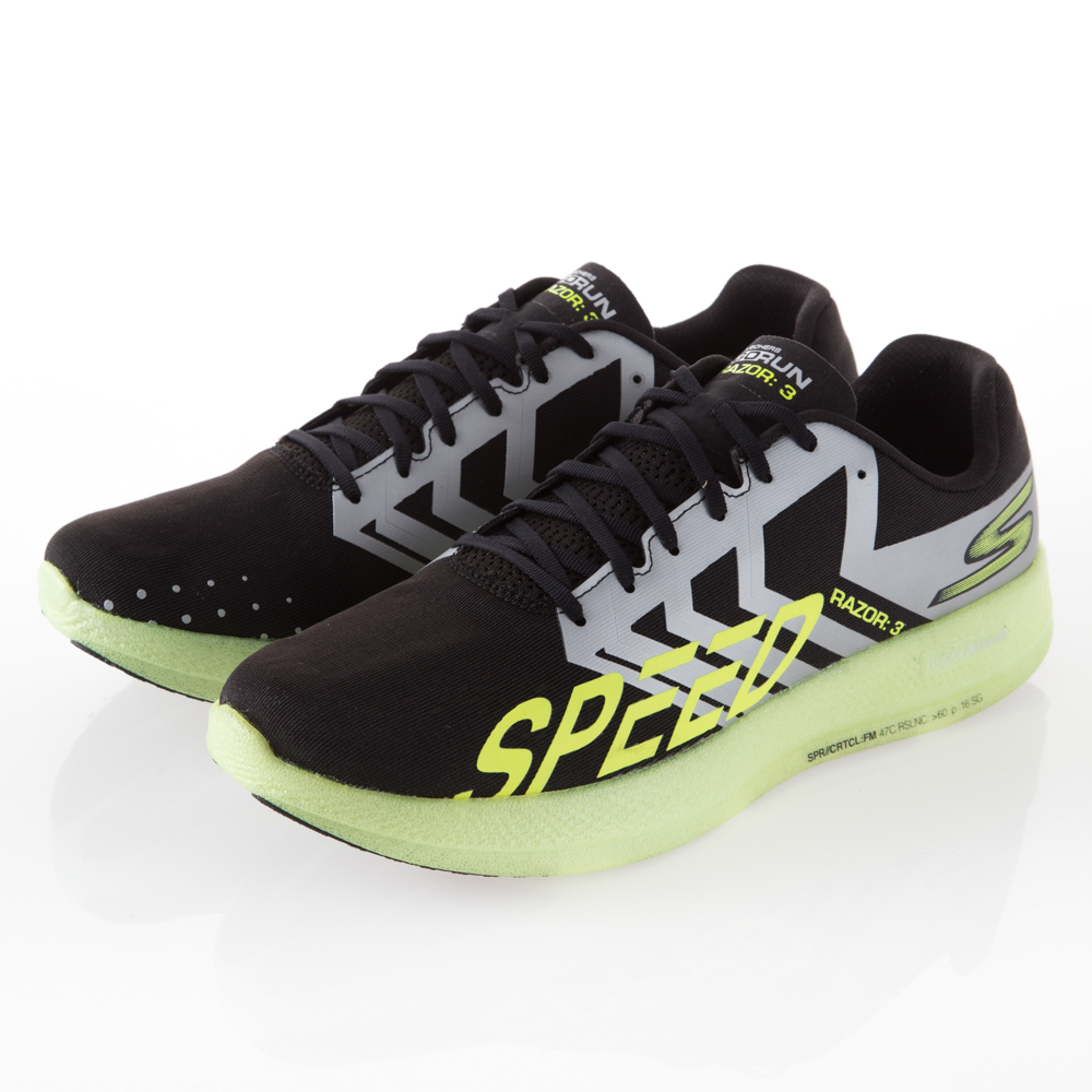 SKECHERS 慢跑鞋 中性 慢跑系列GORUN RAZOR 3-55220BKLM