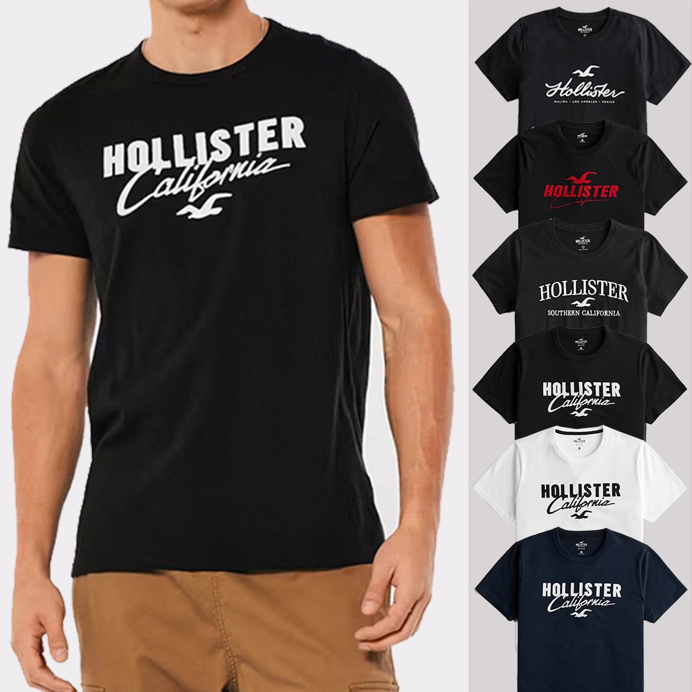 Hollister 海鷗 HCO 熱銷刺繡圖案短袖T恤-多色選