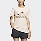 Adidas FOT GFX Tee [HY2847] 女 短袖 上衣 T恤 亞洲版 運動 訓練 休閒 棉質 舒適 粉膚 product thumbnail 1