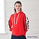 Nautica 女裝 保暖長版連帽長袖T恤-紅色 product thumbnail 1