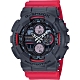 CASIO 卡西歐 G-SHOCK 90年代音響概念手錶-霸氣紅(GA-140-4A) product thumbnail 1