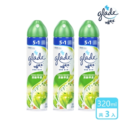 3入組 | 滿庭香 空氣清淨劑-清新早晨320ml