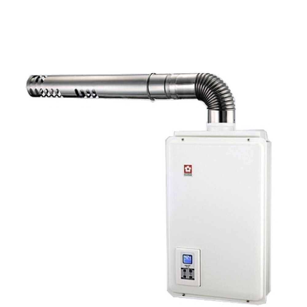 (全省安裝)櫻花16公升強制排氣熱水器桶裝瓦斯H-1680L