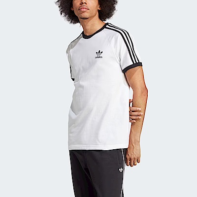 Adidas 3-Stripes Tee [IA4846] 男 短袖 上衣 T恤 亞洲版 復古 休閒 修身 撞色 白黑