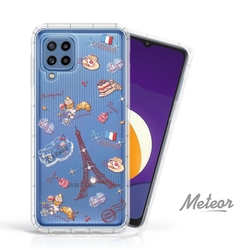 Meteor Samsung Galaxy M32 奧地利水鑽彩繪防摔殼 - 甜點巴黎